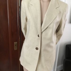 Tailleur Platinum Silk Blazer